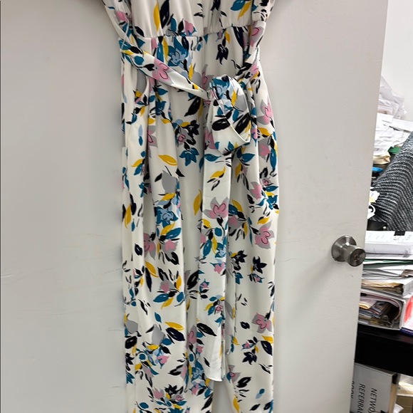 Lane Bryant White and Blue Butterfly Print Jumpsuit - NWOT - Picture 6 of 11